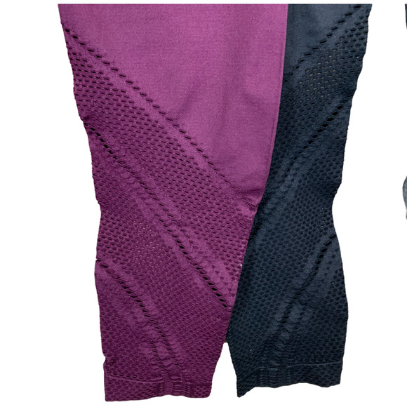 Marika 2PK Fishnet Panel Melanie Leggings Set - Picture 8 of 9